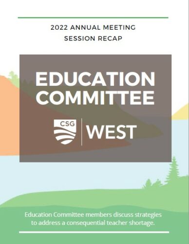 Image for Education Committee Recap